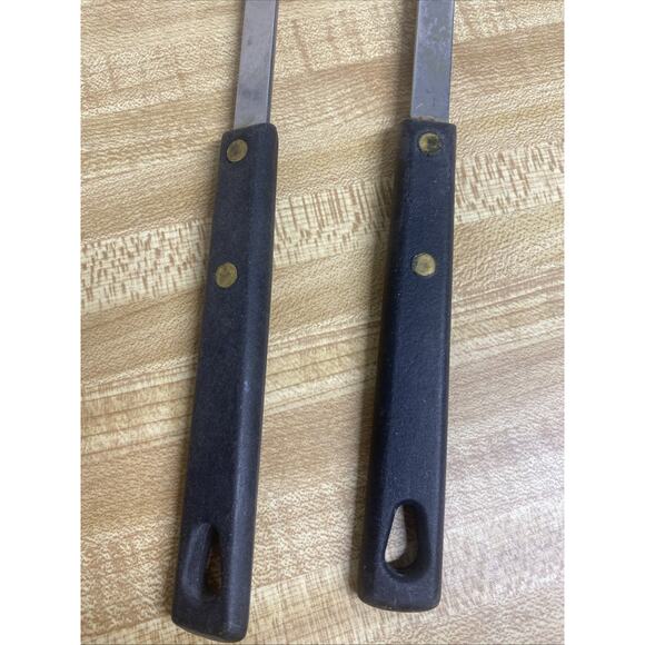 Vintage 2 Piece Set Stainless Steel USA Slotted Spoon & Ladle - Picture 2 of 8